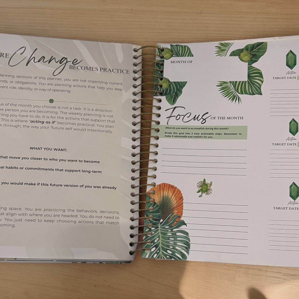 CreatingYOU 6 Month Planner